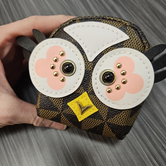 NEW 🦉 Brown Owl Bag Charm/Key Chain - Picture 3 of 9